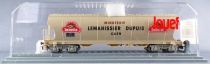 Jouef 652800 Ho Sncf Wagon Trémie Céréalier Banette Miroiterie Lemanissier Dupuis Neuf Boite Cristal