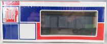 Jouef 6530 Ho Sncf TP Covered Wagon Grey MT Near Mint in Box