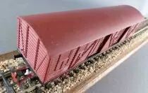 Jouef 6530 Ho Sncf Wagon Couvert Bois 4 Portes TP &agrave; Bogies sans Boite