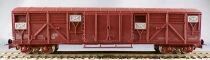 Jouef 6531 Ho Sncf Covered Wagon Gas Type with bogies Mint in Red Box