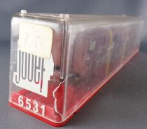 Jouef 6531 Ho Sncf Covered Wagon Gas Type with Bogies Showcase Box
