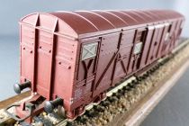 Jouef 6531 Ho Sncf Covered Wagon Gas Type with Bogies Showcase Box