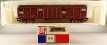 Jouef 6531 Ho Sncf Covered Wagon Gas Type with Bogies Tricolour Box