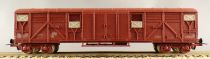 Jouef 6531 Ho Sncf Covered Wagon Gas Type with Bogies Tricolour Box