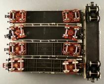 Jouef 6540 Ho Sncf 5 Wagons Porte-Auto Stva Gris sans Voiture ni Boite