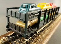 Jouef 6540 Ho Sncf Wagon Porte-Auto Stva avec 6 voitures