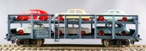 Jouef 6540 Ho Sncf Wagon Stva Grey Blue with 6 Cars Showcase Box