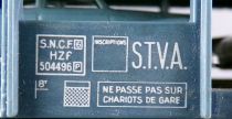 Jouef 6540 Ho Sncf Wagon Stva Grey Blue with 6 Cars Showcase Box