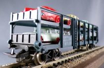 Jouef 6540 Ho Sncf Wagon Stva Grey Blue with 6 Cars Showcase Box