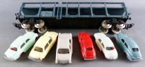 Jouef 6540 Ho Sncf Wagon Stva Grey Blue with 6 Cars Showcase Box