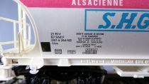 Jouef 6544 Ho Sncf Wagon Trémie Céréalier L\'Alsacienne Boite Bleue