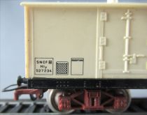 Jouef 6560 Ho Sncf Smooth Sides Fridge Wagon with bogies Cie Stef with Tricolours Box