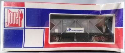 Jouef 6575 Ho Sncf Wagon Tr�mie Bogie Fond Ouvrant Rh�ne-Poulenc Neuf Boite Tricolore Cellophan�e 1