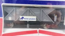 Jouef 6575 Ho Sncf Wagon Trémie Bogie Fond Ouvrant Rhône-Poulenc Neuf Boite Tricolore Cellophanée 2