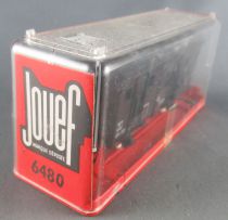 Jouef 6580 Ho Sncf Van Type PV 2 Axles Red Rear Lightning Mint in Showcase Box