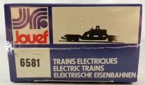 Jouef 6581 Ho Sncf Flat Wagon Type SSyw with Backhoe Loader Mint Sealed Blue Box