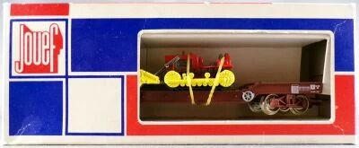 Jouef 6581 Ho Sncf Wagon Plat Surbaiss� Type SSyw Transport Hanomag Neuf Boite Tricolore