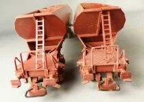 Jouef 664200 Ho Sncf 2 x Fad Wagon with bogie Cie Simotra no Box