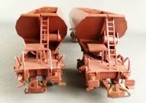 Jouef 664200 Ho Sncf 2 x Fad Wagon with bogie Cie Simotra no Box