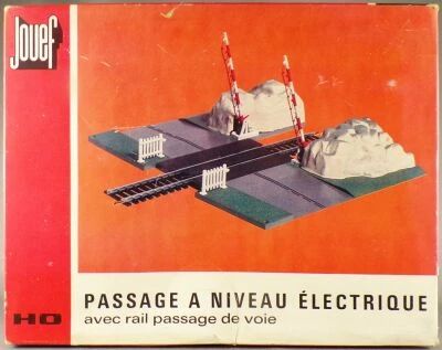 Jouef 671 Ho Sncf Electric Crossing Level with Track Mint in Box