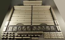 Jouef 673 Ho Bridge with Access Ramp & accessories with box 