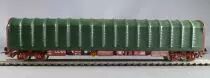 Jouef 6752 Ho Sncf Flat Wagon with canvas cover