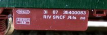 Jouef 6752 Ho Sncf Wagon Plat à Dossiers Bâché Type Rils Boite Bleue