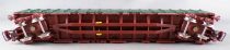 Jouef 6752 Ho Sncf Wagon Plat à Dossiers Bâché Type Rils Boite Bleue
