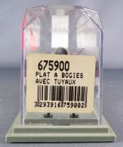 Jouef 675900 Ho Sncf Flat Stakebars Wagon Res with Pipes Mint in Crystal Box