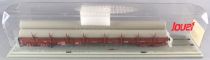 Jouef 675900 Ho Sncf Wagon Plat à Bogies à Ranchers Res avec Tuyaux Neuf Boite Cristal