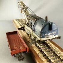 Jouef 6963 Ho Sncf 85 Tons Cockerill Crane & Arrow Carrier Wagon