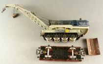 Jouef 6963 Ho Sncf 85 Tons Cockerill Crane & Arrow Carrier Wagon