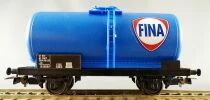 Jouef 7323 Ho Sncf Fina Tank Wagon Uh 2 Axles Blue 21 87 004 1 811-2 no Box