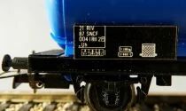 Jouef 7323 Ho Sncf Fina Tank Wagon Uh 2 Axles Blue 21 87 004 1 811-2 no Box