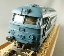 Jouef 7323 Ho Sncf Loco Diesel BB 67001 Bleu & Blanc Neuve sans Boite