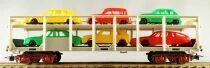 Jouef 7323 Ho Sncf Wagons Porte-Auto Stva Gris 6 Voitures sans Boite