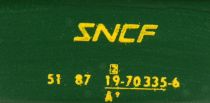 Jouef 7605E 7655 7670 Ho Sncf Voiture Y-Uic A9 1° Classe 518719-70335-6 Vert Paris-Bucaresti sans Boite