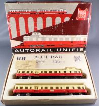 Jouef 760E Ho Sncf Boxed Set Railcar 300CV Picasso Motrice X 3827 + Trailer XB 8147
