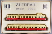 Jouef 760E Ho Sncf Boxed Set Railcar 300CV Picasso Motrice X 3827 + Trailer XB 8147