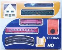 Jouef 7802 Ho Sncf Coffret Occitan BB 9288 1 Voiture Y-Uic A9 Rouge 1 Voiture Restaurant Gare Rails Transfo