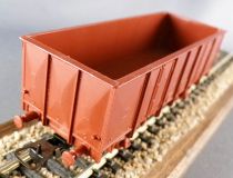 Jouef 800100 Ho Sncf 2 Axles Gondola Wagon Type Ocem Brown Mint no Box