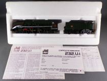 Jouef 824900 Prestige Series Ho Sncf Steam Loco 4-6-4 232 U 1 Hudson Tender 36B6 La Chapelle lightning Boxed