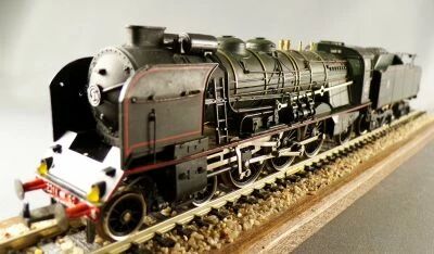 Jouef 8255 Ho Sncf Loco Vapeur 231 K 82 Pacific Nord Tender 38A1 Calais Eclairage sans Boite