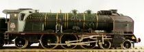 Jouef 8255 Ho Sncf Loco Vapeur 231 K 82 Pacific Nord Tender 38A1 Calais Eclairage sans Boite