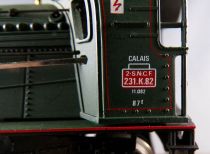 Jouef 8255 Ho Sncf Steam Loco 4-6-2 231 K 82 Pacific North Tender 38A1 Calais