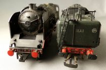 Jouef 8255M Ho Sncf Loco Vapeur 231 K 82 Pacific Nord Tender 38A1 Calais Patinée Boite Rouge