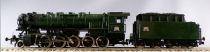 Jouef 8265 Ho Sncf Steam Loco 2-10-0 150 X 29 Tender 34 X 157 Audun le Roman Lighting no Box