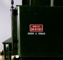 Jouef 8265 Ho Sncf Steam Loco 2-10-0 150 X 29 Tender 34 X 157 Audun le Roman Lighting no Box