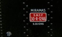 Jouef 8273 Ho Sncf Loco Vapeur Fuel 141 R 1246 Mikado Tender 36R1246 Miramas sans Boite