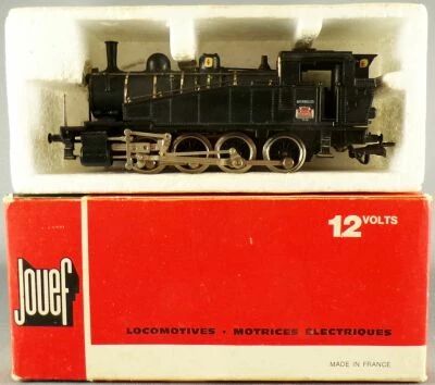 Jouef 8291 Ho Sncf Loco Vapeur 040 TA 77 Noir Cabine Ouverte Batignolles Eclairage D�taillage Clarel Boite